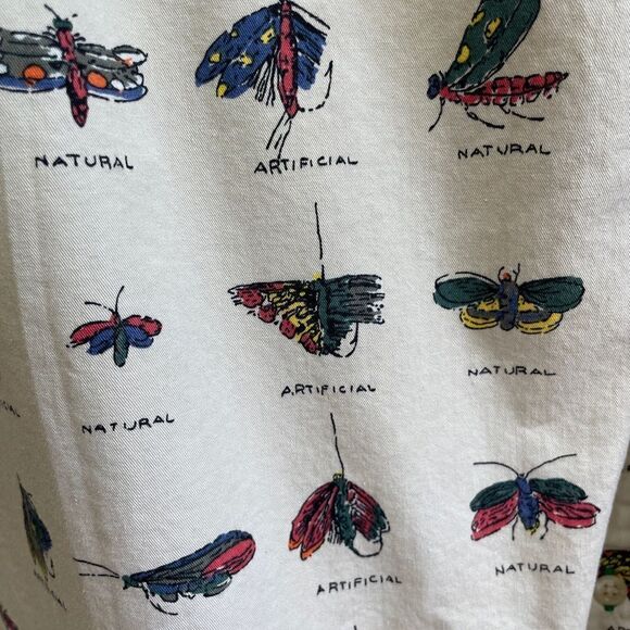 VINTAGE TOMMY HILFIGER SHIRT IN FLY FISHING PRINT - Picture 8 of 8